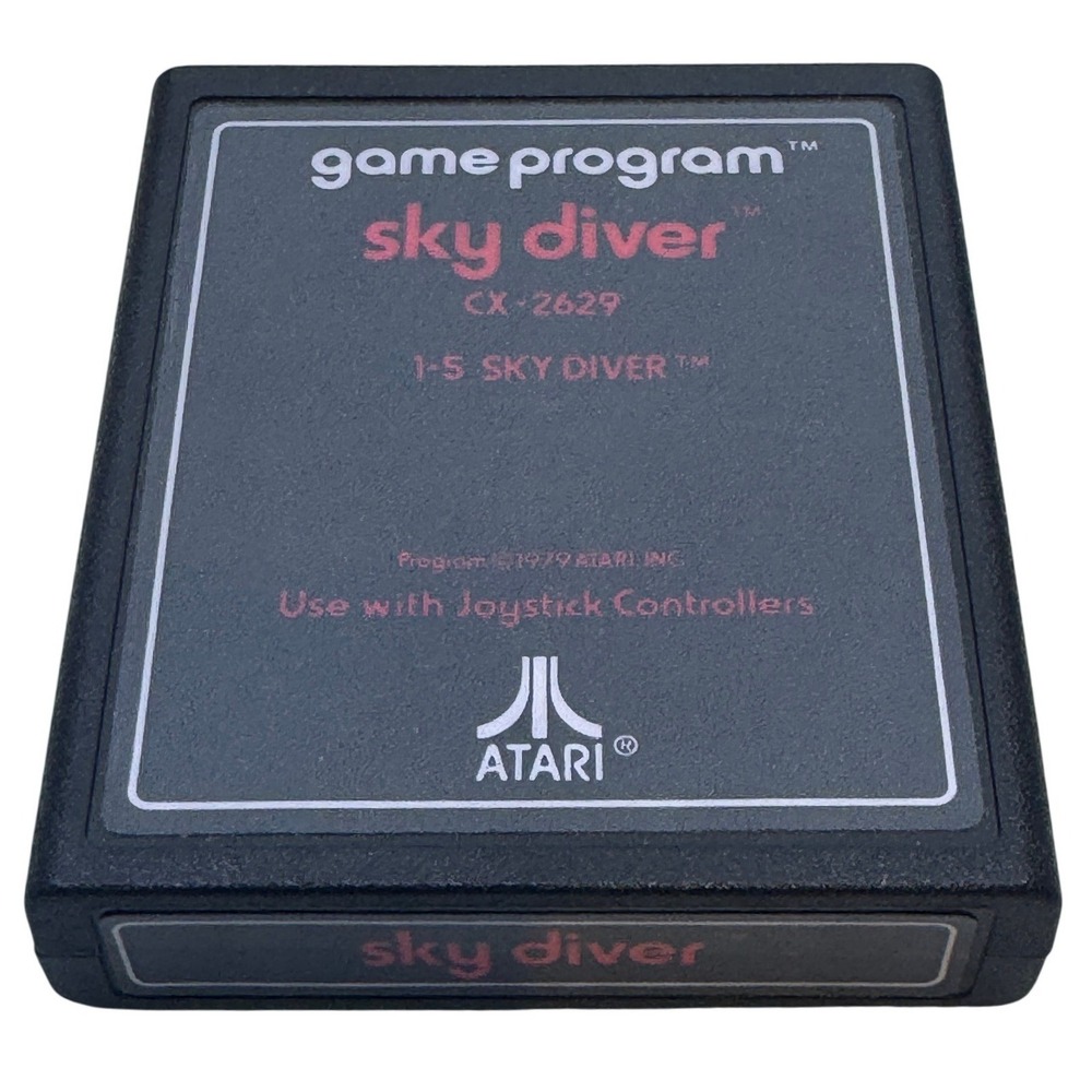 Atari‎ 2600 Sky Diver CX-2629 Game Cartridge 1979 Vintage Tested